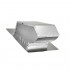 ALUMINUM ROOF CAP W/ DAMPER and SCREEN