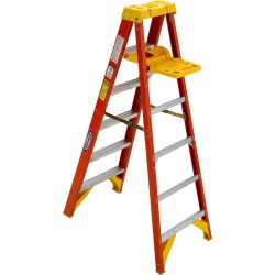 6FT TYPE IA FIBERGLASS STEP LADDER 6206