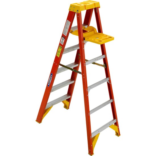 6FT TYPE IA FIBERGLASS STEP LADDER 6206