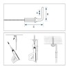 1/4" 90 Degree Eyelet Cable Standard Hanger No. 2 (10 per bag)
