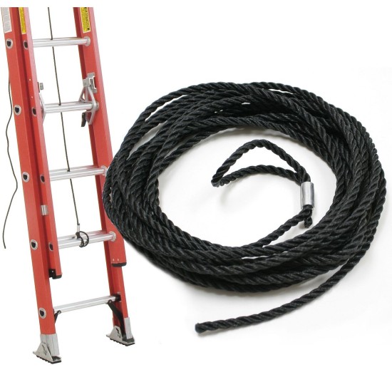 32FT TYPE IA FIBERGLASS D-RUNG EXTENSION LADDER D6232-2