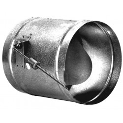 Durozone 6 inch NSPRD024-6  Round spring return motorized Zone damper dampner 