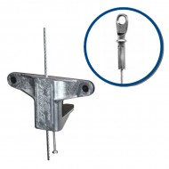 1/4" Straight Eyelet Cable Duct Trapeze Hanger No. 2 (10 per bag)