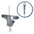 1/4" Straight Eyelet Cable Duct Trapeze Hanger No. 2 (10 per bag)