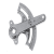 KS385L 3/8in Quadrant Set Long for Dampers to 20in