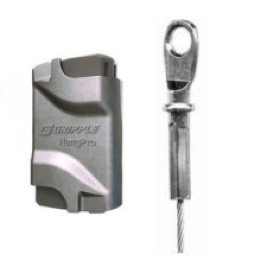 1/4" Straight Eyelet Cable with HangPro No. 2 (10 per bag)