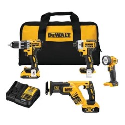 DeWalt 20V MAX 4-Tool Combo Kit