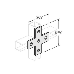 5 Hole Cross Plate