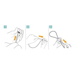 1.25" Pin & Ceiling Clip Shot Fire Cable Standard Hanger No. 2 (10 per bag)