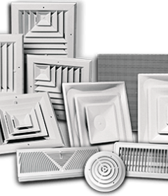GRILLES, REGISTERS & DIFFUSERS