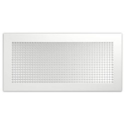 Shoemaker 600T Aluminum Lattice 2x2 T-Bar Return Air Grille w/ Square Collar