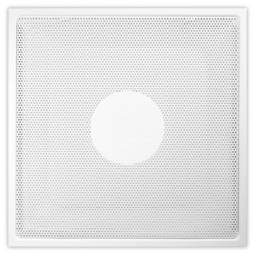 Shoemaker 830 Perforated T-Bar Return w/ 20x20 Square Collar