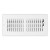 Shoemaker 850-0 10x10 2-Way Stamped Sidewall Supply Register - 1/2
