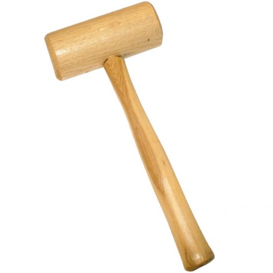 HM16 16 ounce Hickory Mallet 2-1/2" inch face diameter