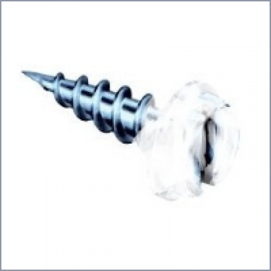 SAT8x2W Super Saber Point Screw white head