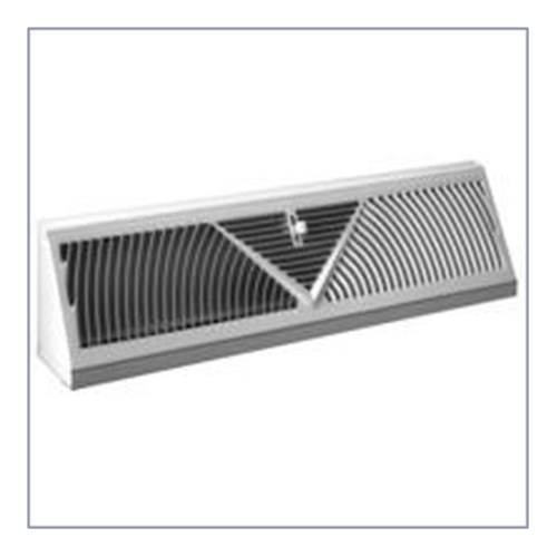 406 Steel Baseboard Diffuser 4.5in high