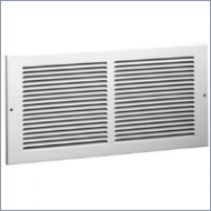 650 Steel Return Air Grille, 1/3in Fin Spacing