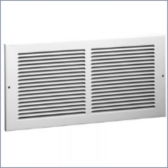 650 Steel Return Air Grille, 1/3in Fin Spacing