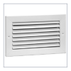94A Steel Return Air Grille, 35-degree Fixed Blade (No Damper)